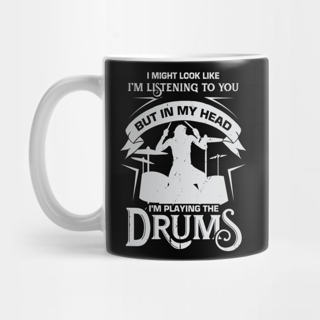 Funny Drum Drumming Drummer Percussionist Gift by Dolde08